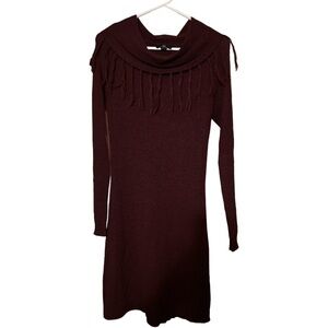 I.n. San Francisco Maroon Sweater Dress Size M​